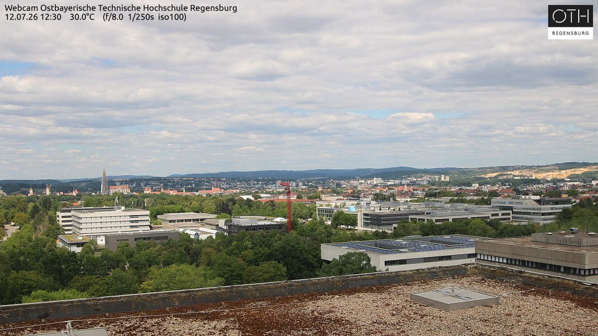 Archived image Regensburg - Webcam OTH