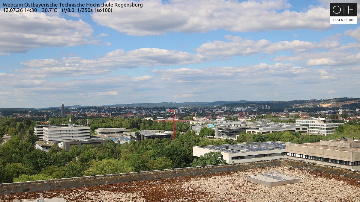 Archived image Regensburg - Webcam OTH