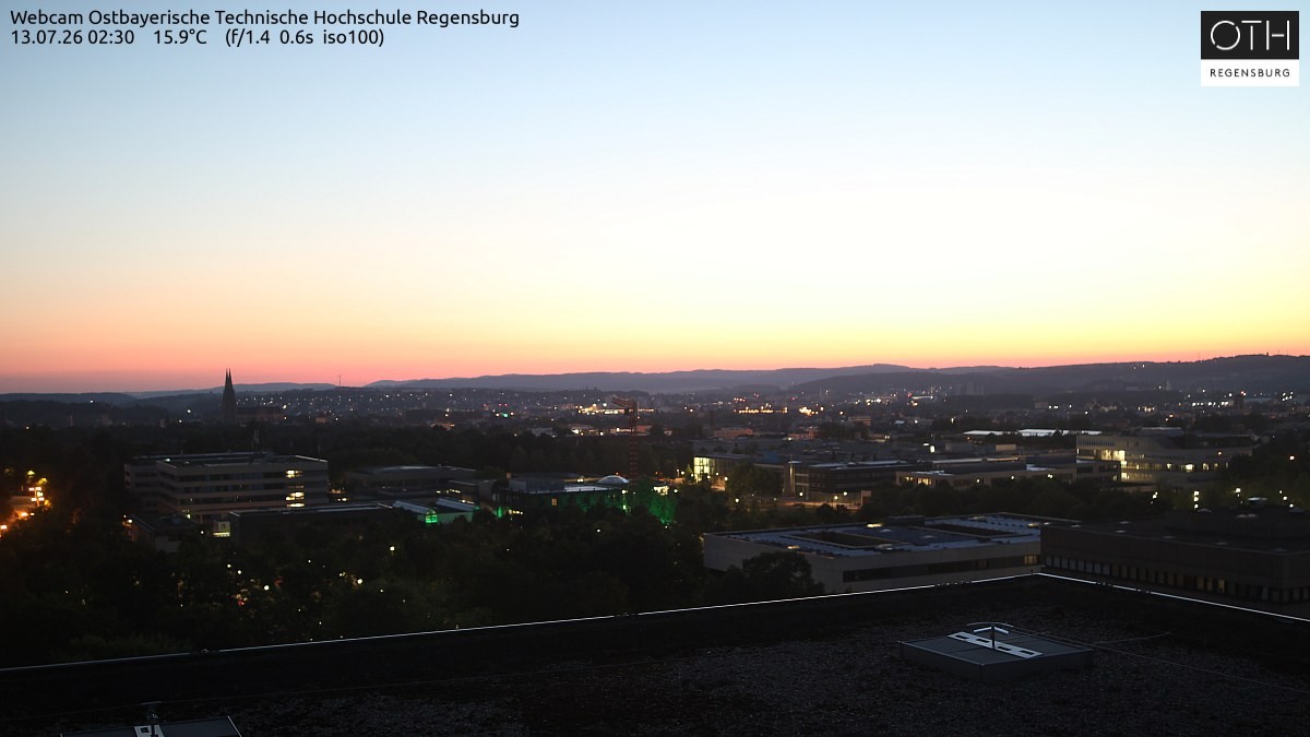 Archiv Foto Webcam Regensburg: Technische Hochschule