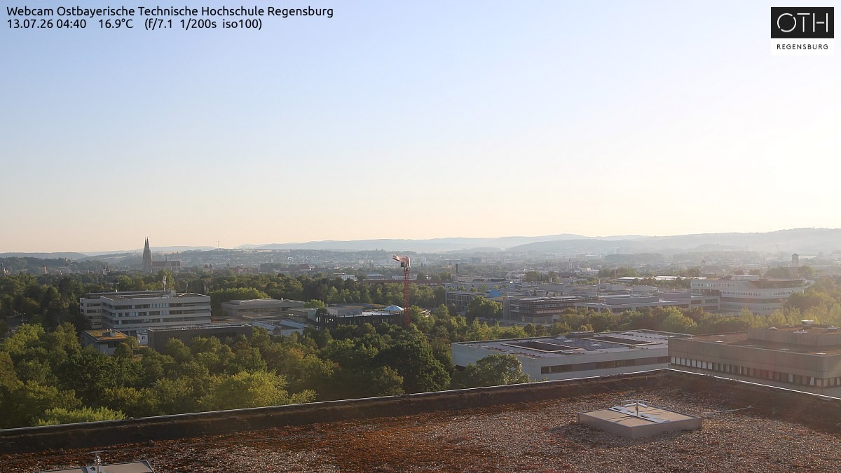 Archiv Foto Webcam Regensburg: Technische Hochschule