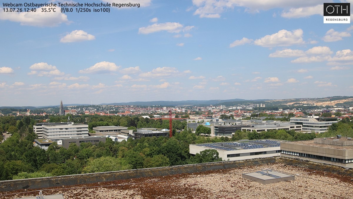 Archiv Foto Webcam Regensburg: Technische Hochschule