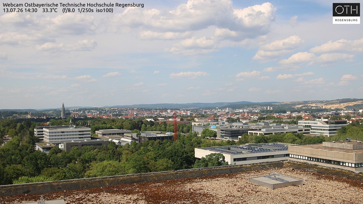 Archiv Foto Webcam Regensburg: Technische Hochschule
