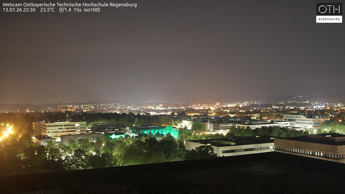 Archiv Foto Webcam Regensburg: Technische Hochschule