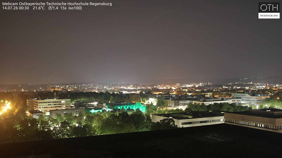 Archiv Foto Webcam Regensburg: Technische Hochschule