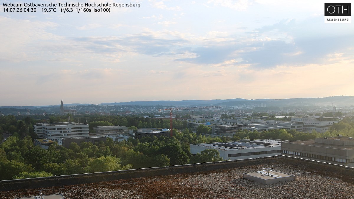 Archiv Foto Webcam Regensburg: Technische Hochschule