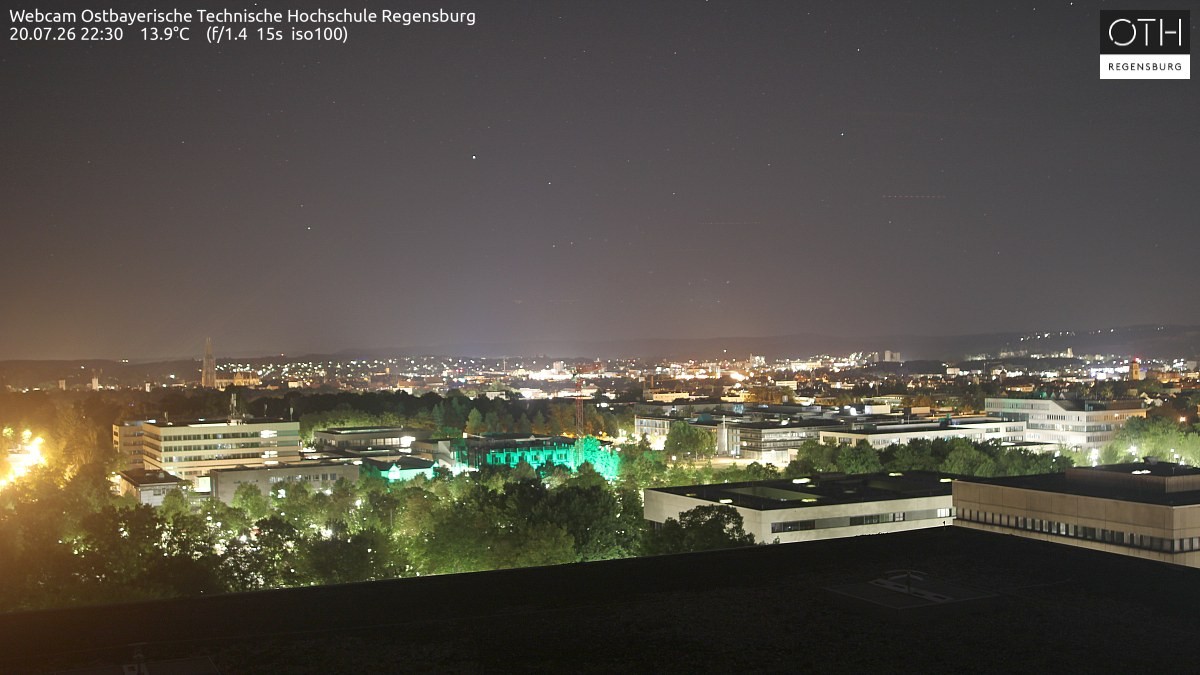Archiv Foto Webcam Regensburg: Technische Hochschule