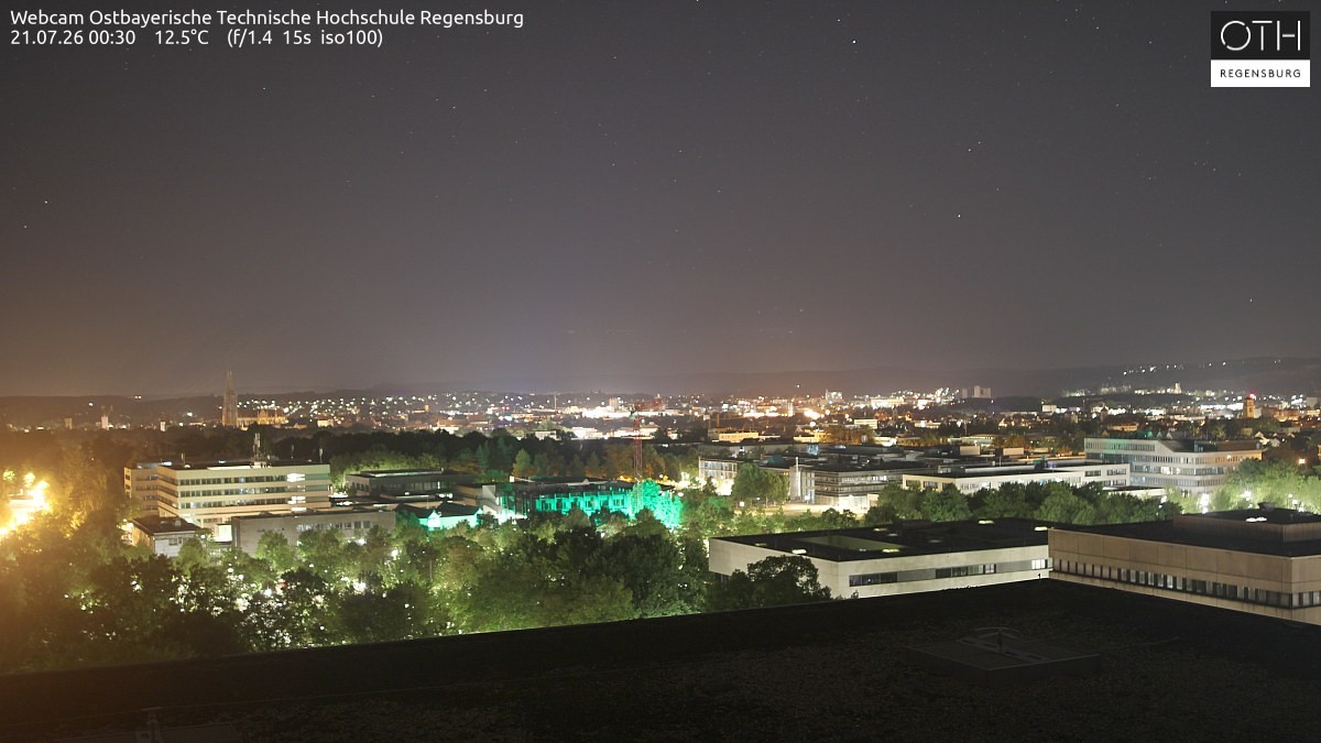 Archiv Foto Webcam Regensburg: Technische Hochschule