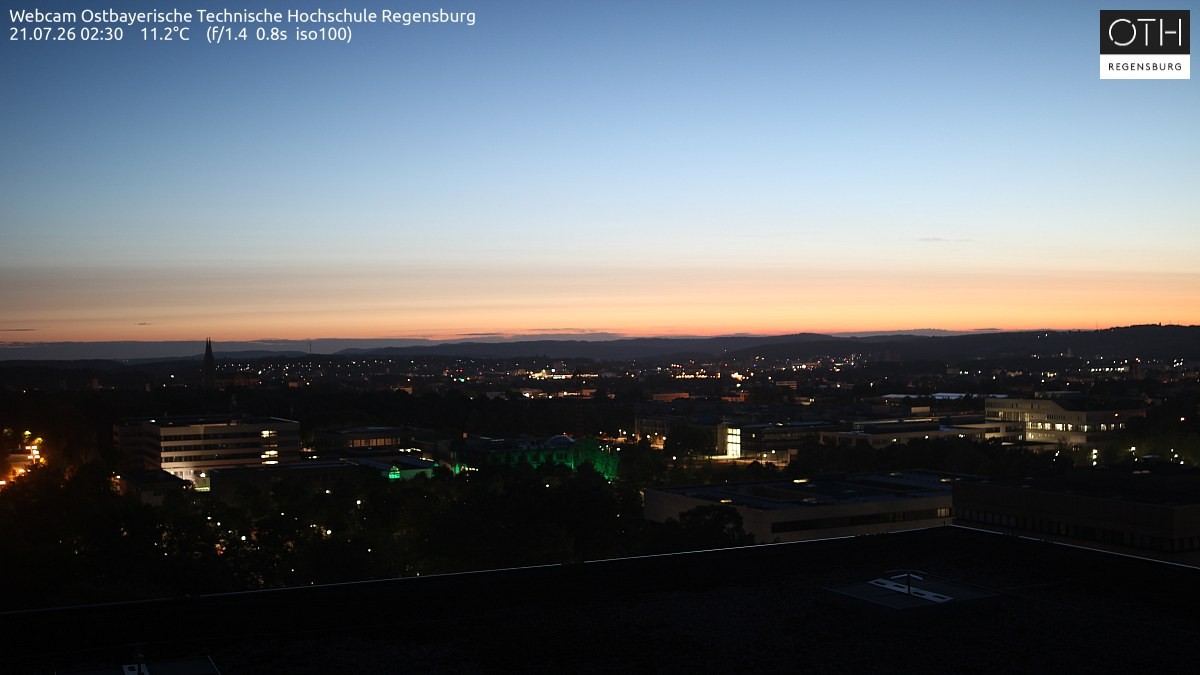 Archiv Foto Webcam Regensburg: Technische Hochschule