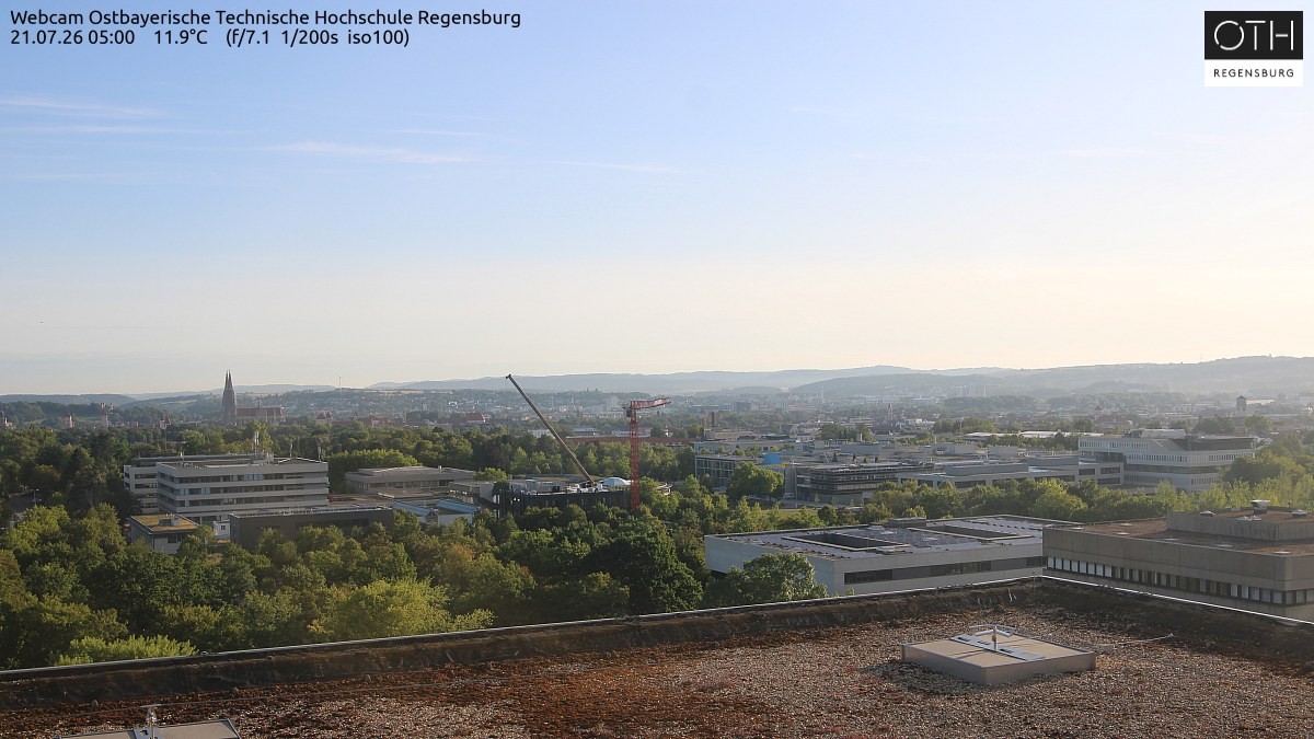 Archiv Foto Webcam Regensburg: Technische Hochschule