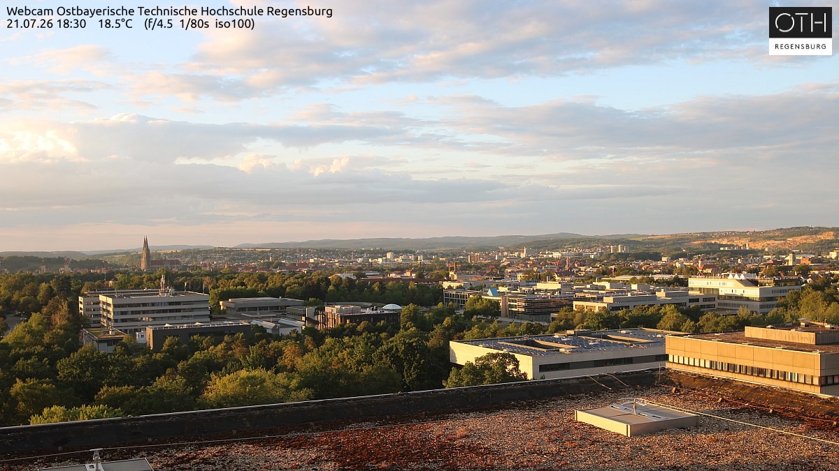 Archiv Foto Webcam Regensburg: Technische Hochschule