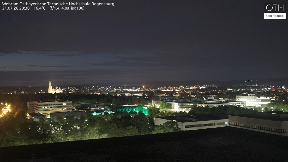 Archiv Foto Webcam Regensburg: Technische Hochschule