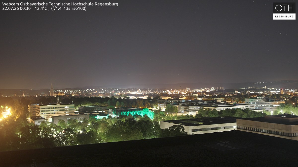 Archiv Foto Webcam Regensburg: Technische Hochschule