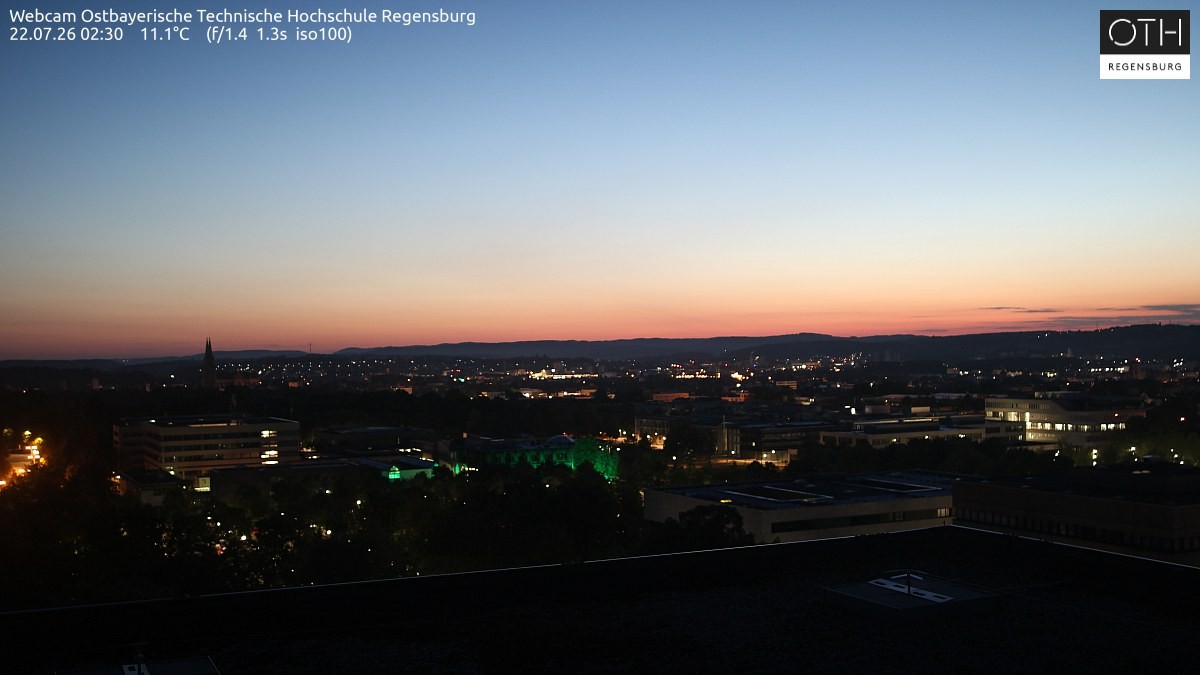 Archiv Foto Webcam Regensburg: Technische Hochschule