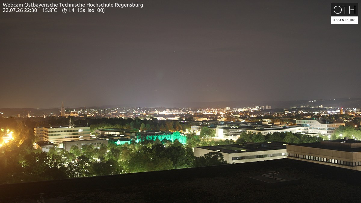 Archiv Foto Webcam Regensburg: Technische Hochschule