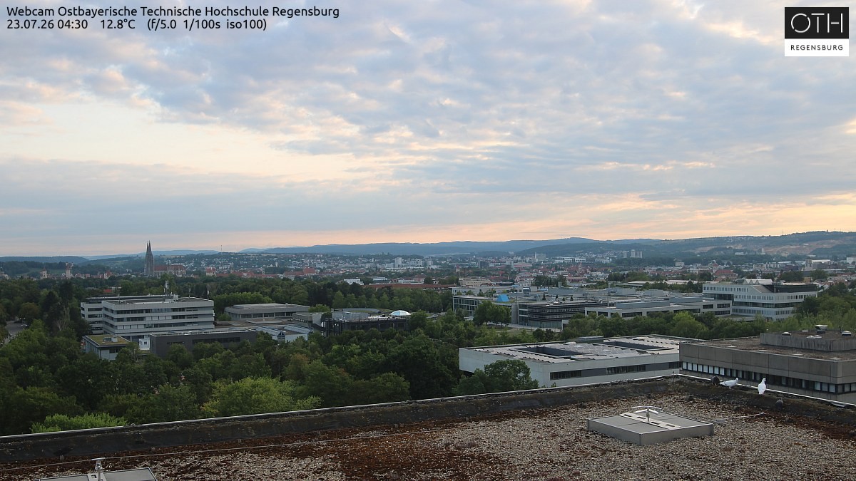 Archiv Foto Webcam Regensburg: Technische Hochschule