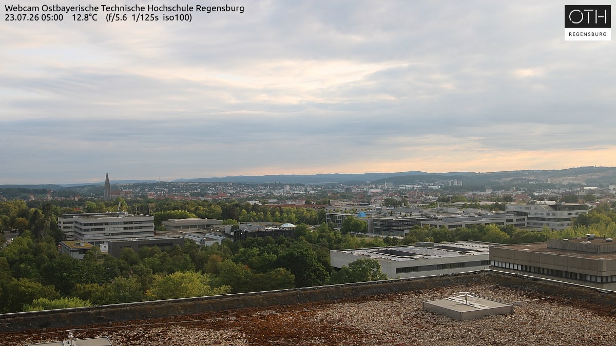 Archiv Foto Webcam Regensburg: Technische Hochschule