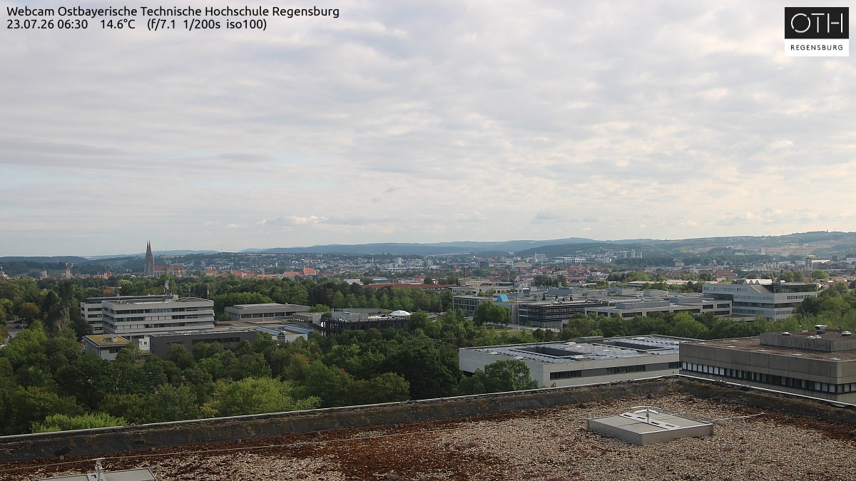 Archiv Foto Webcam Regensburg: Technische Hochschule