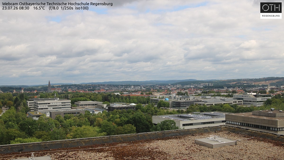 Archiv Foto Webcam Regensburg: Technische Hochschule