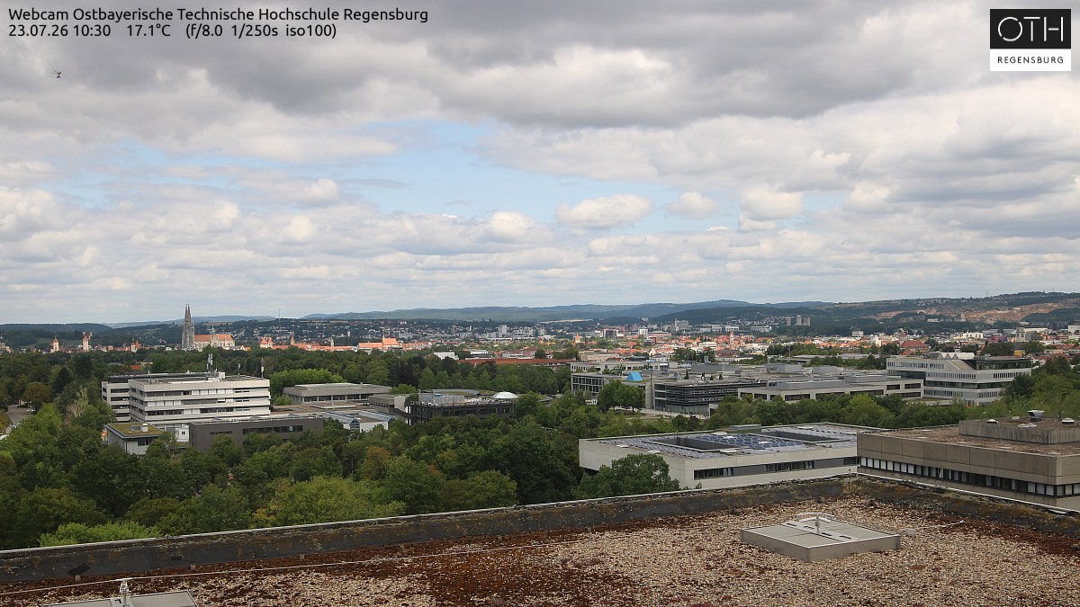 Archiv Foto Webcam Regensburg: Technische Hochschule