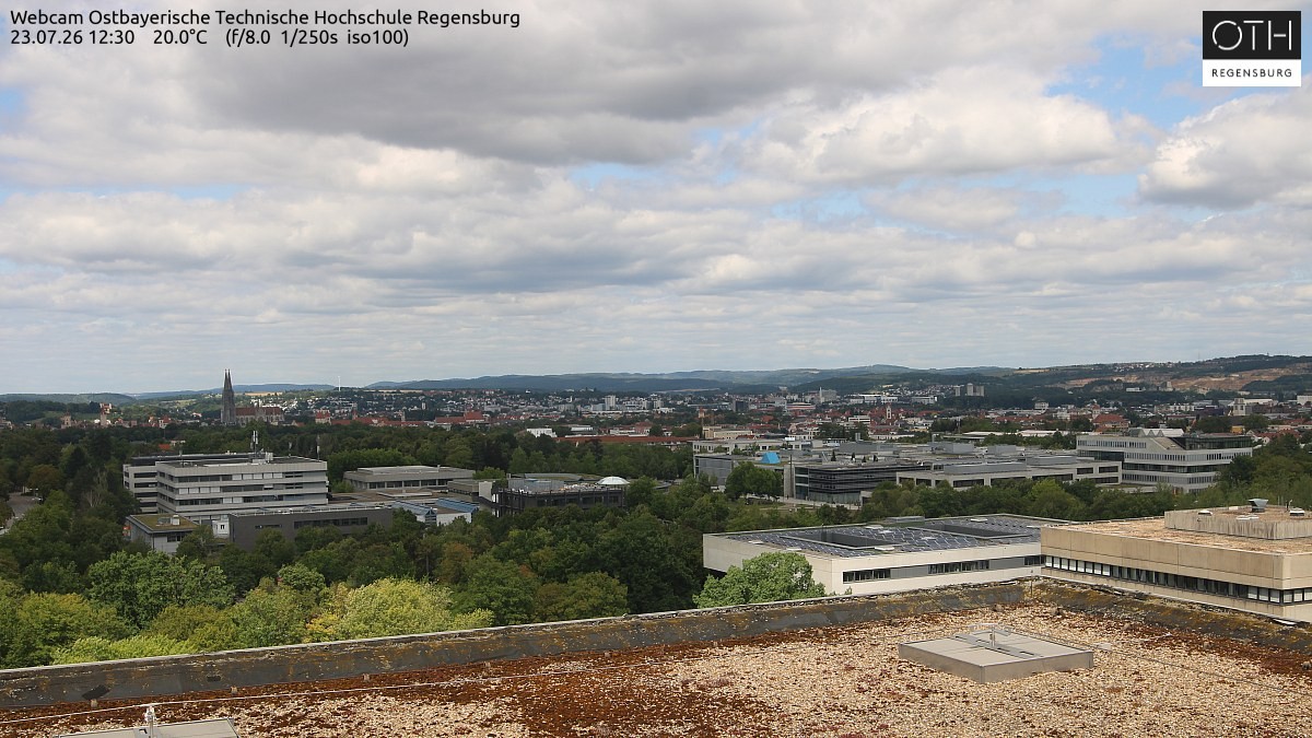 Archiv Foto Webcam Regensburg: Technische Hochschule