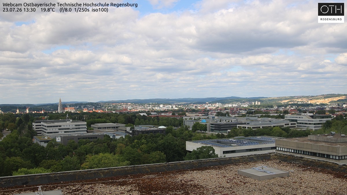 Archiv Foto Webcam Regensburg: Technische Hochschule