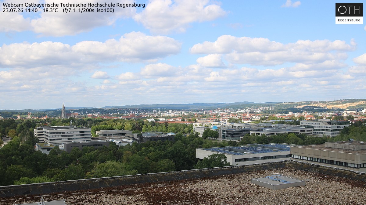 Archiv Foto Webcam Regensburg: Technische Hochschule