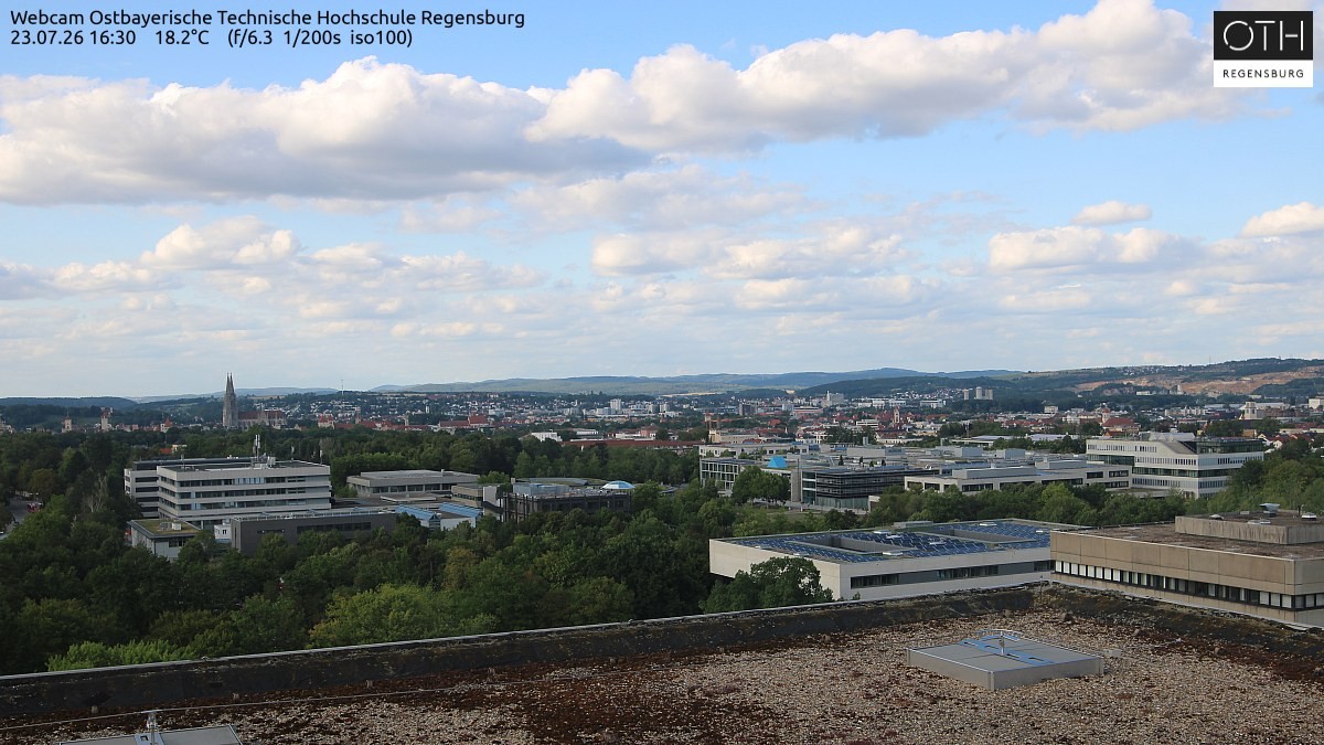 Archiv Foto Webcam Regensburg: Technische Hochschule