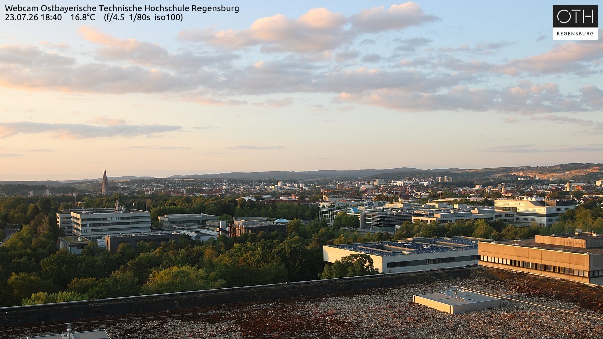 Archiv Foto Webcam Regensburg: Technische Hochschule