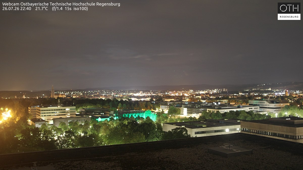 Archiv Foto Webcam Regensburg: Technische Hochschule