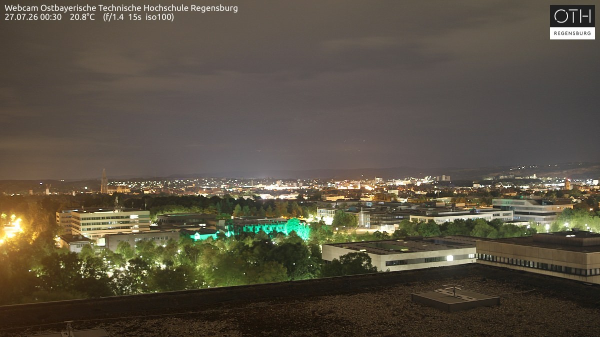 Archiv Foto Webcam Regensburg: Technische Hochschule