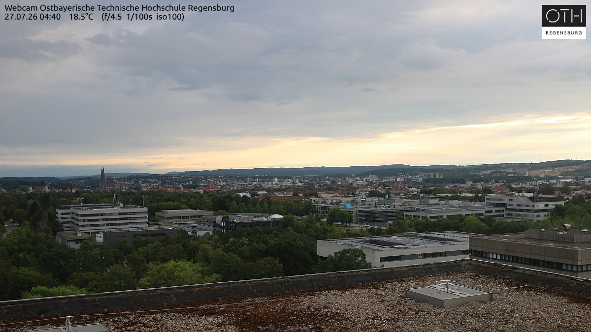 Archiv Foto Webcam Regensburg: Technische Hochschule