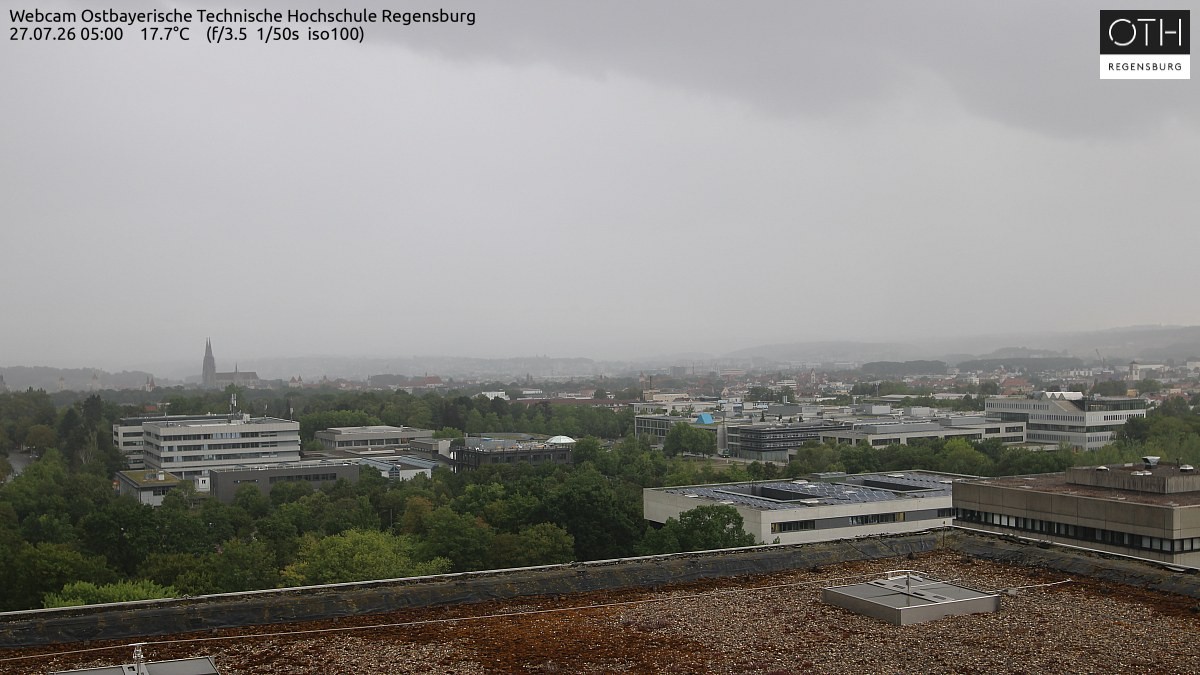 Archiv Foto Webcam Regensburg: Technische Hochschule