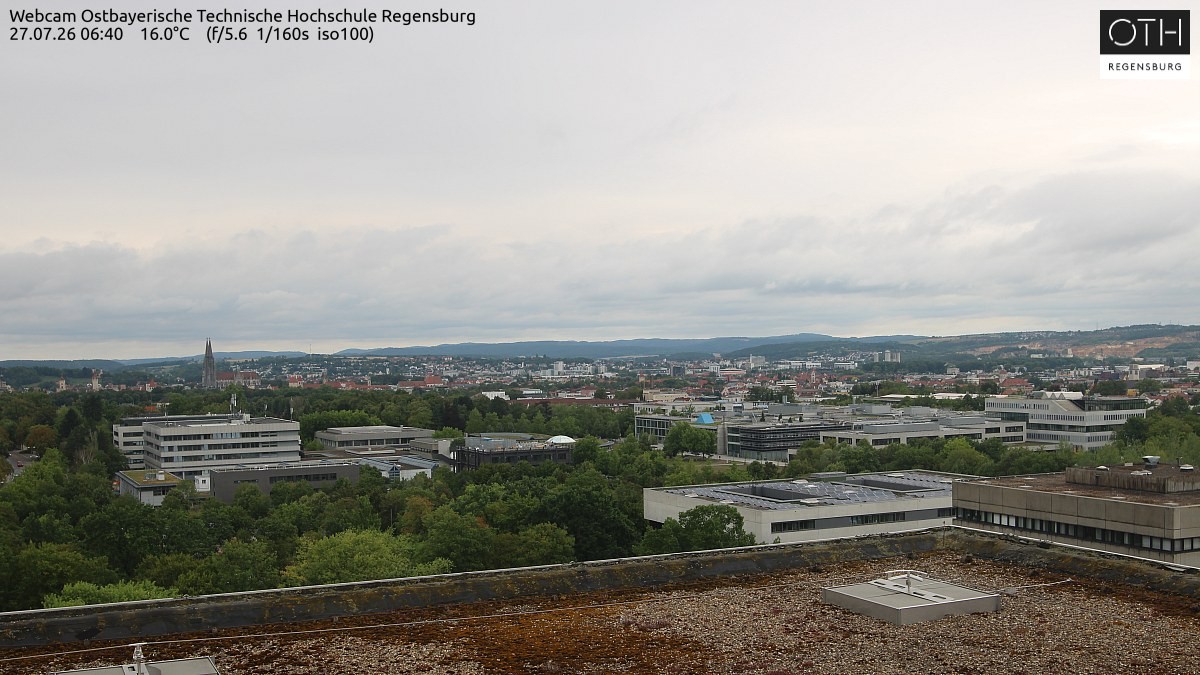 Archiv Foto Webcam Regensburg: Technische Hochschule