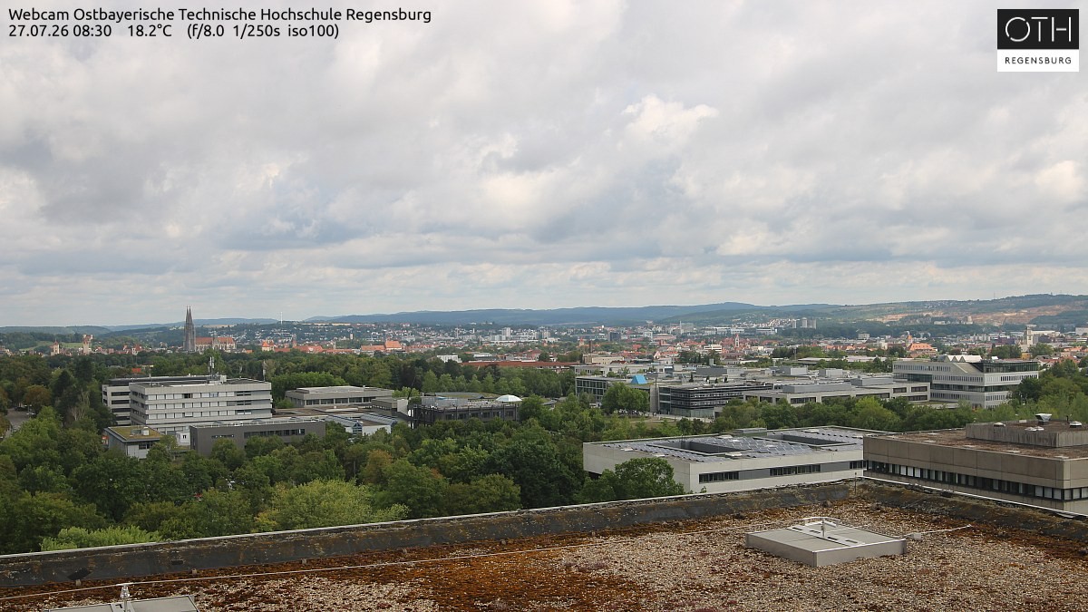 Archived image Regensburg - Webcam OTH