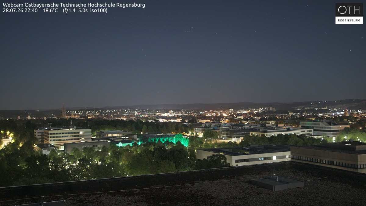 Archiv Foto Webcam Regensburg: Technische Hochschule