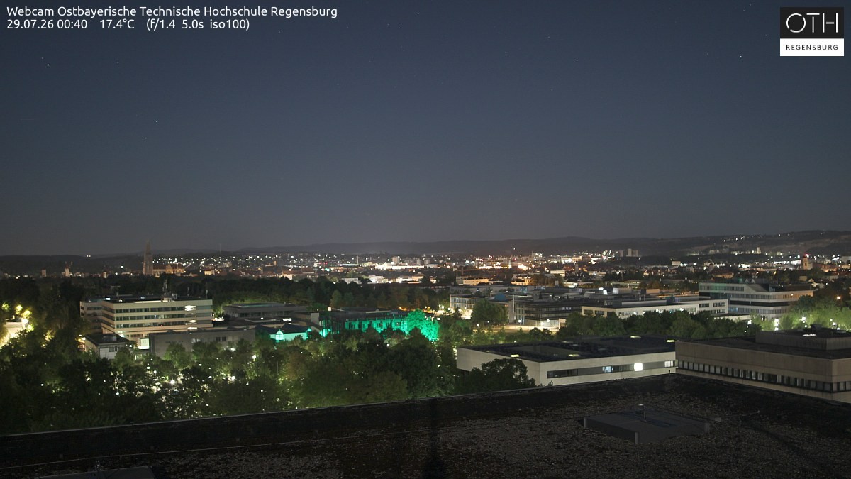 Archiv Foto Webcam Regensburg: Technische Hochschule