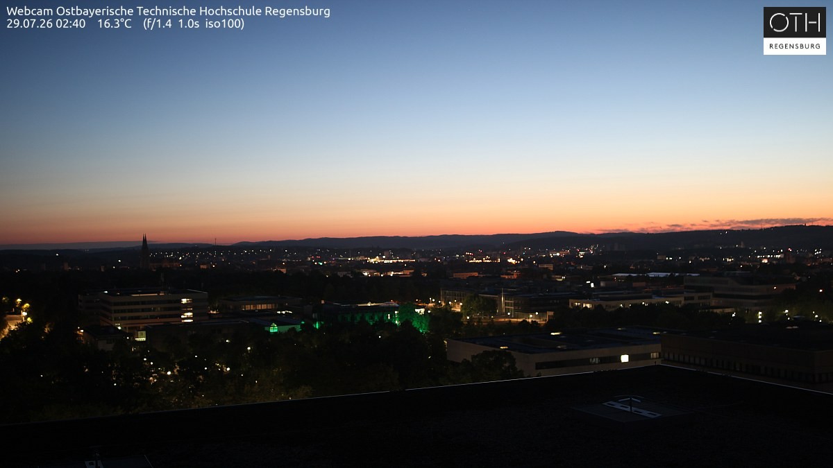Archiv Foto Webcam Regensburg: Technische Hochschule