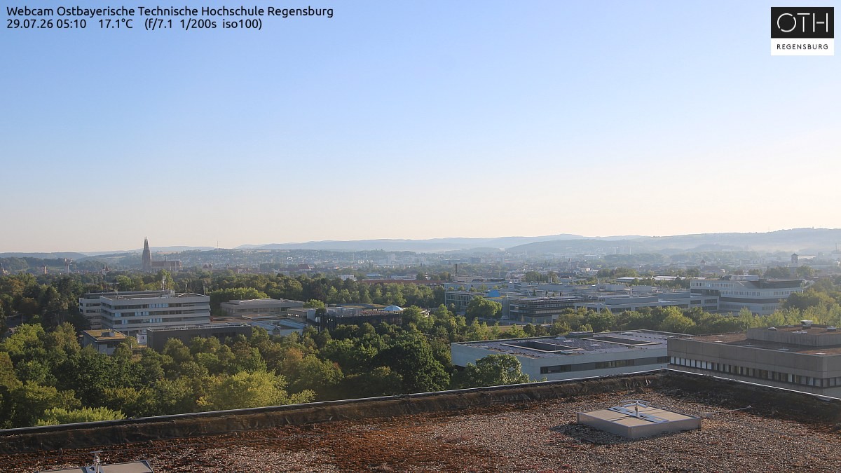 Archiv Foto Webcam Regensburg: Technische Hochschule