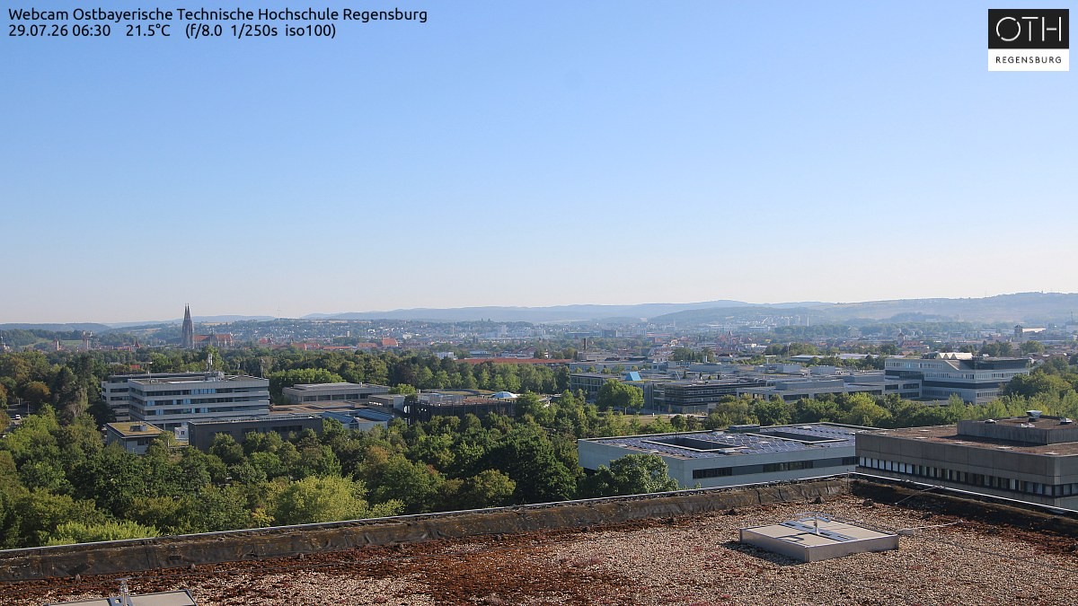 Archiv Foto Webcam Regensburg: Technische Hochschule