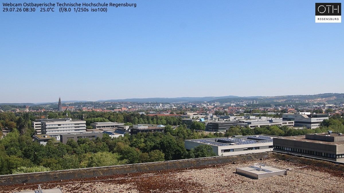 Archiv Foto Webcam Regensburg: Technische Hochschule