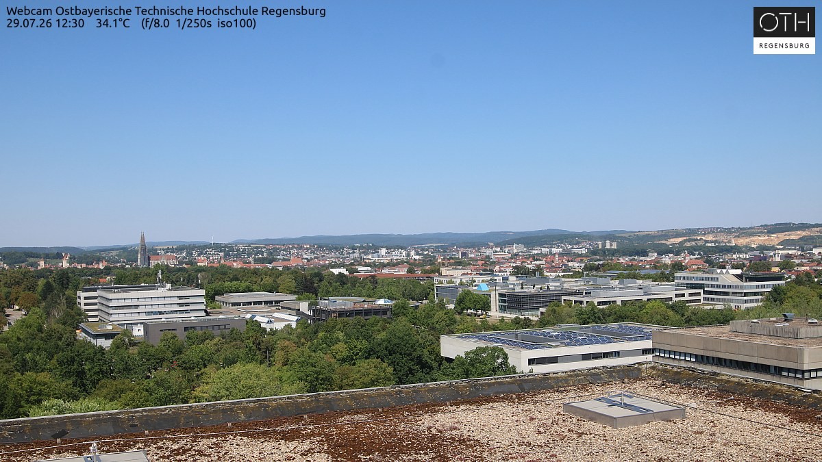 Archiv Foto Webcam Regensburg: Technische Hochschule