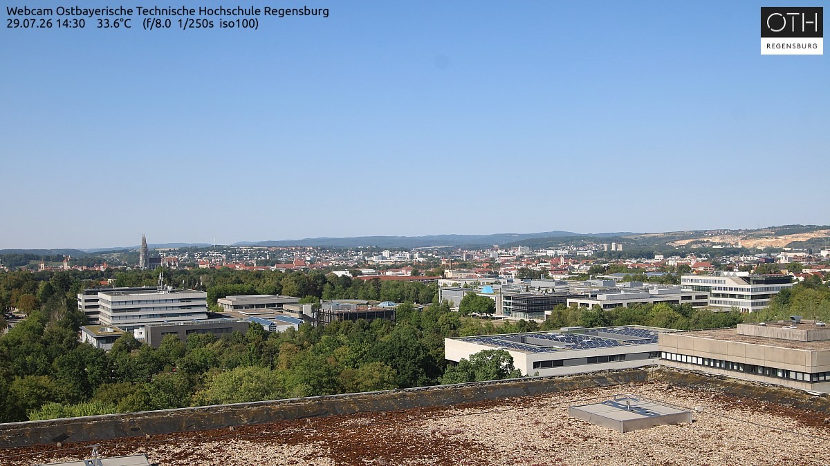 Archiv Foto Webcam Regensburg: Technische Hochschule