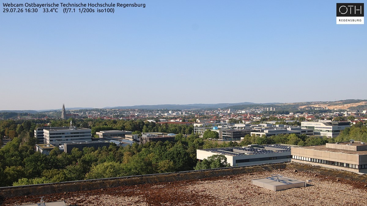 Archiv Foto Webcam Regensburg: Technische Hochschule