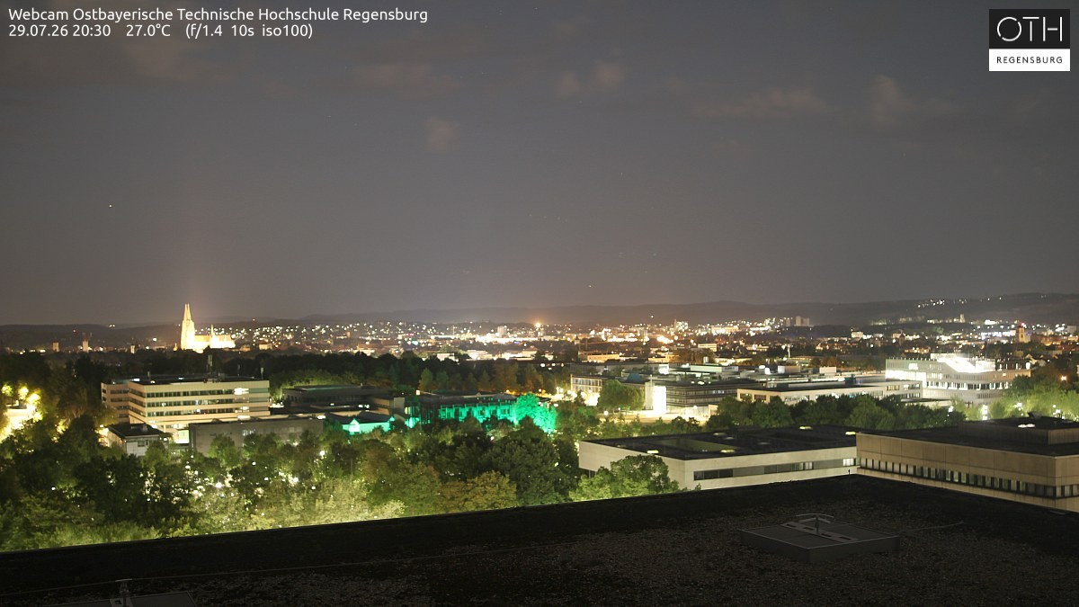 Archiv Foto Webcam Regensburg: Technische Hochschule