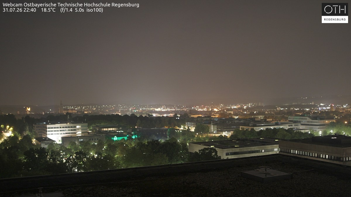 Archiv Foto Webcam Regensburg: Technische Hochschule
