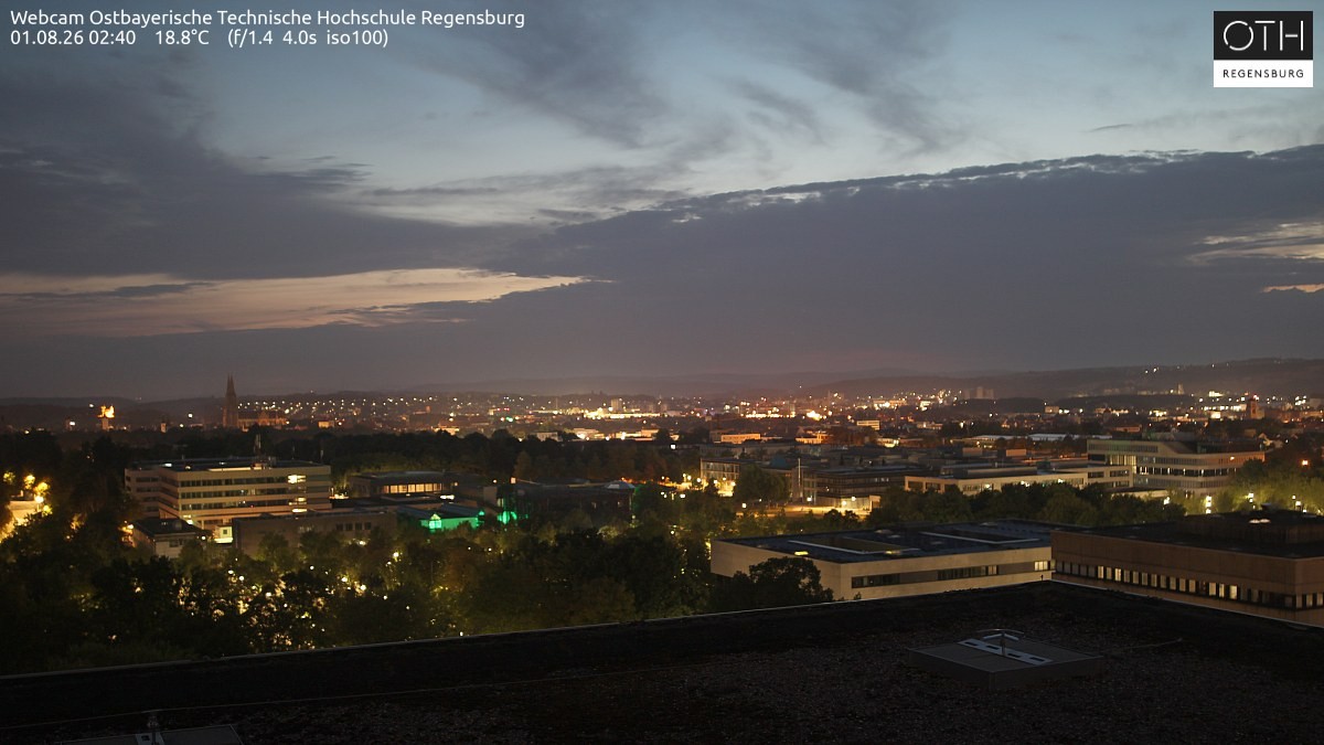Archiv Foto Webcam Regensburg: Technische Hochschule