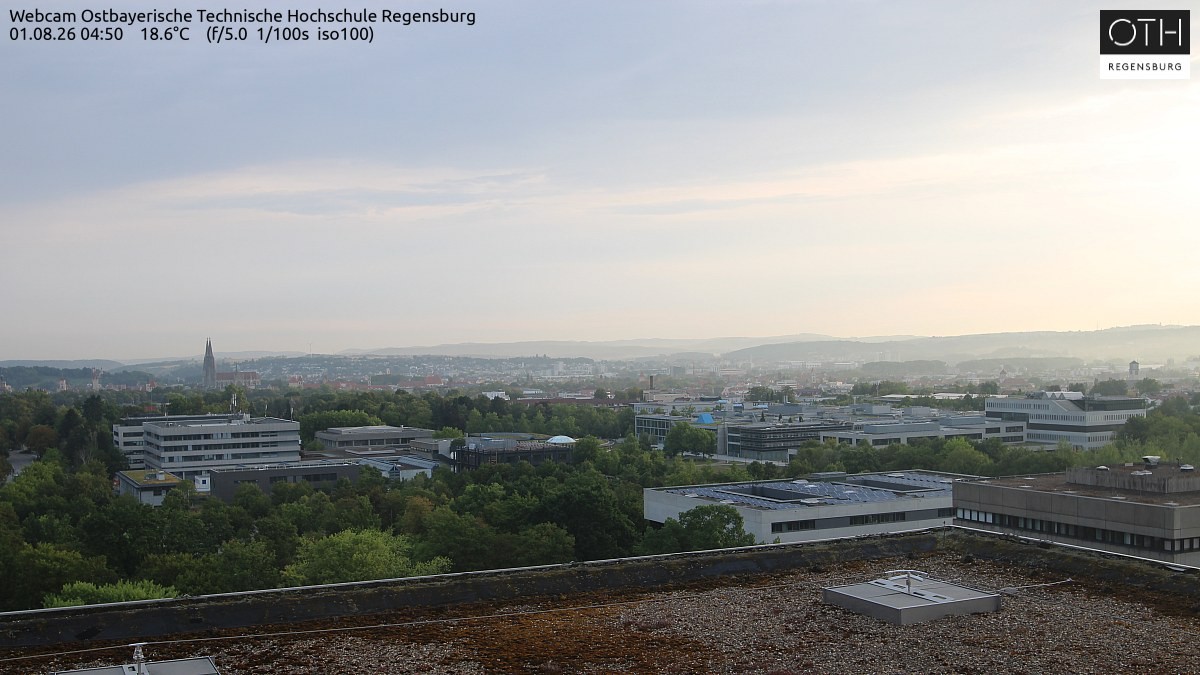 Archiv Foto Webcam Regensburg: Technische Hochschule