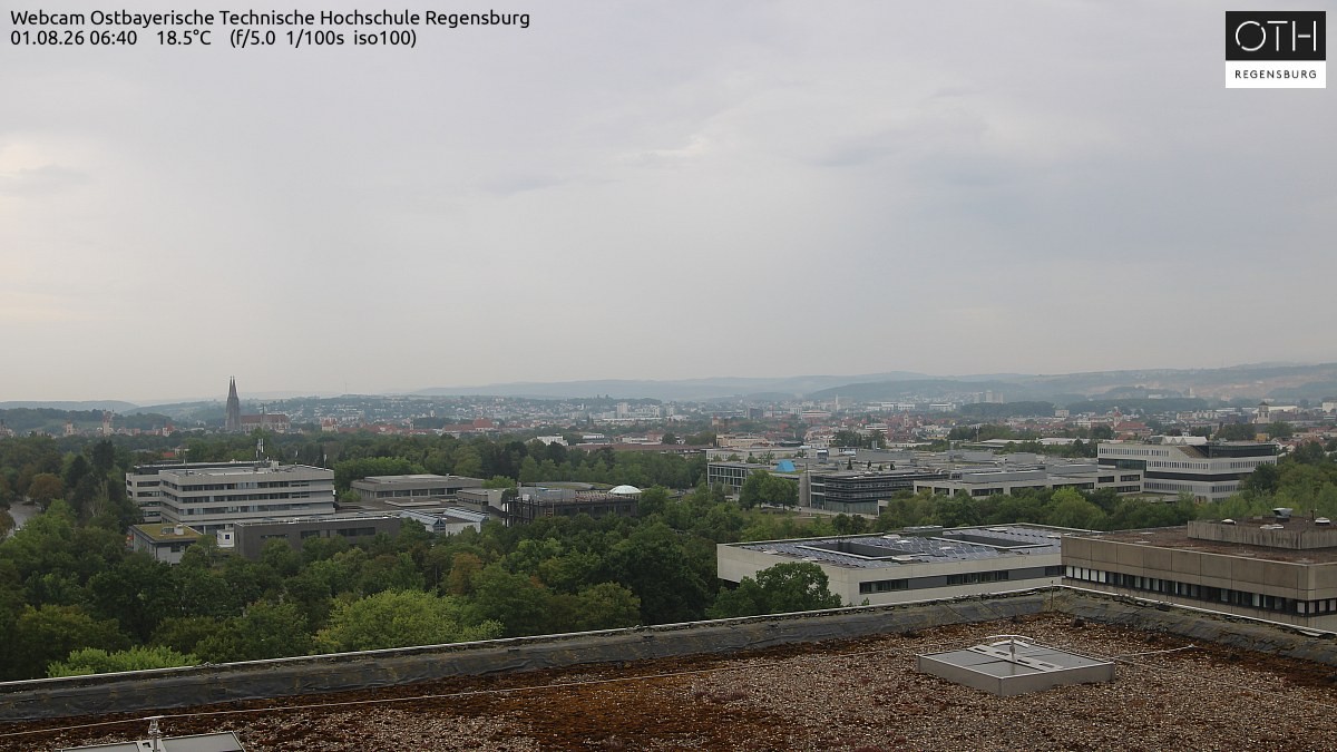 Archiv Foto Webcam Regensburg: Technische Hochschule