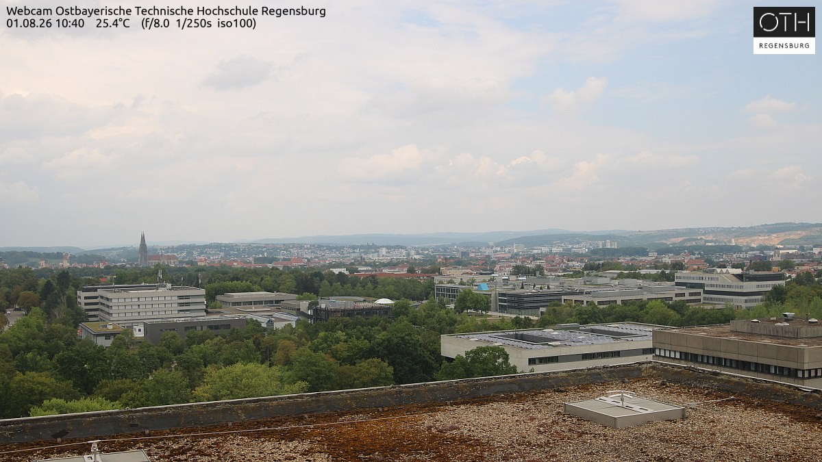 Archiv Foto Webcam Regensburg: Technische Hochschule