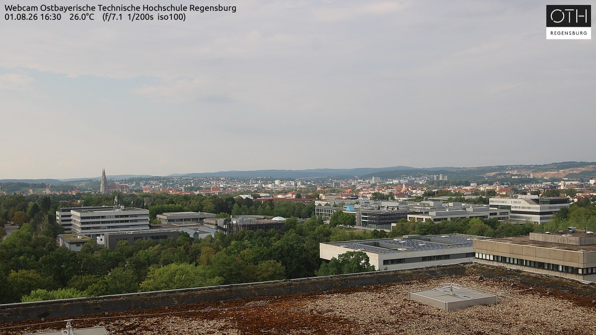 Archiv Foto Webcam Regensburg: Technische Hochschule